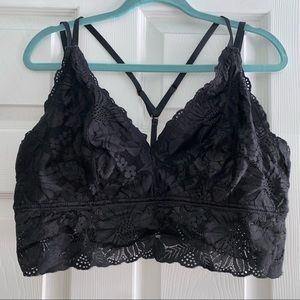 aerie Garden Party Lace Strappy Bralette